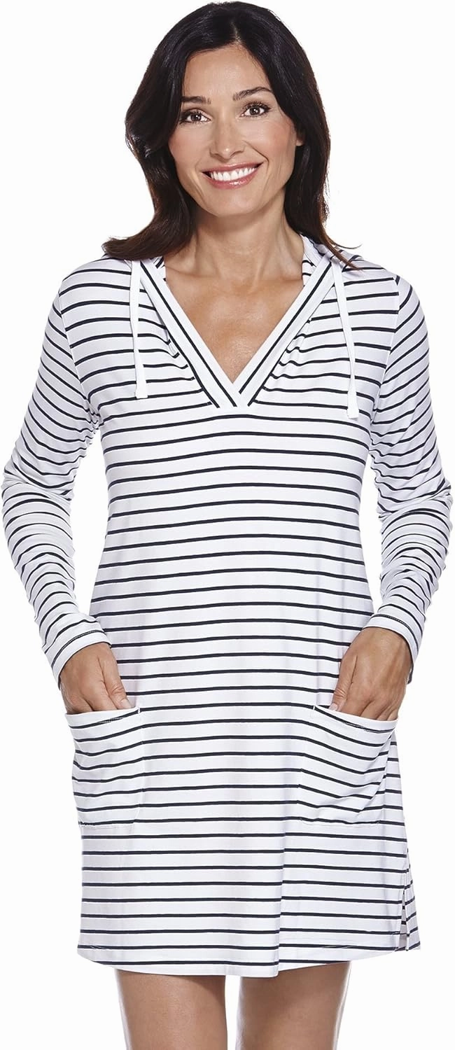 Coolibar UPF 50  Women's Catalina Beach Cover-Up Dress - Sun Protective
