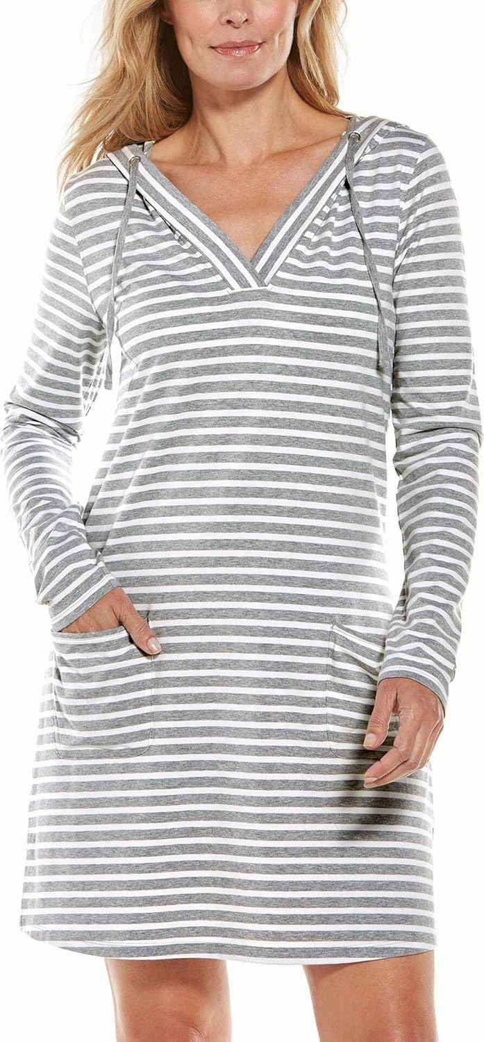 Coolibar UPF 50  Women's Catalina Beach Cover-Up Dress - Sun Protective
