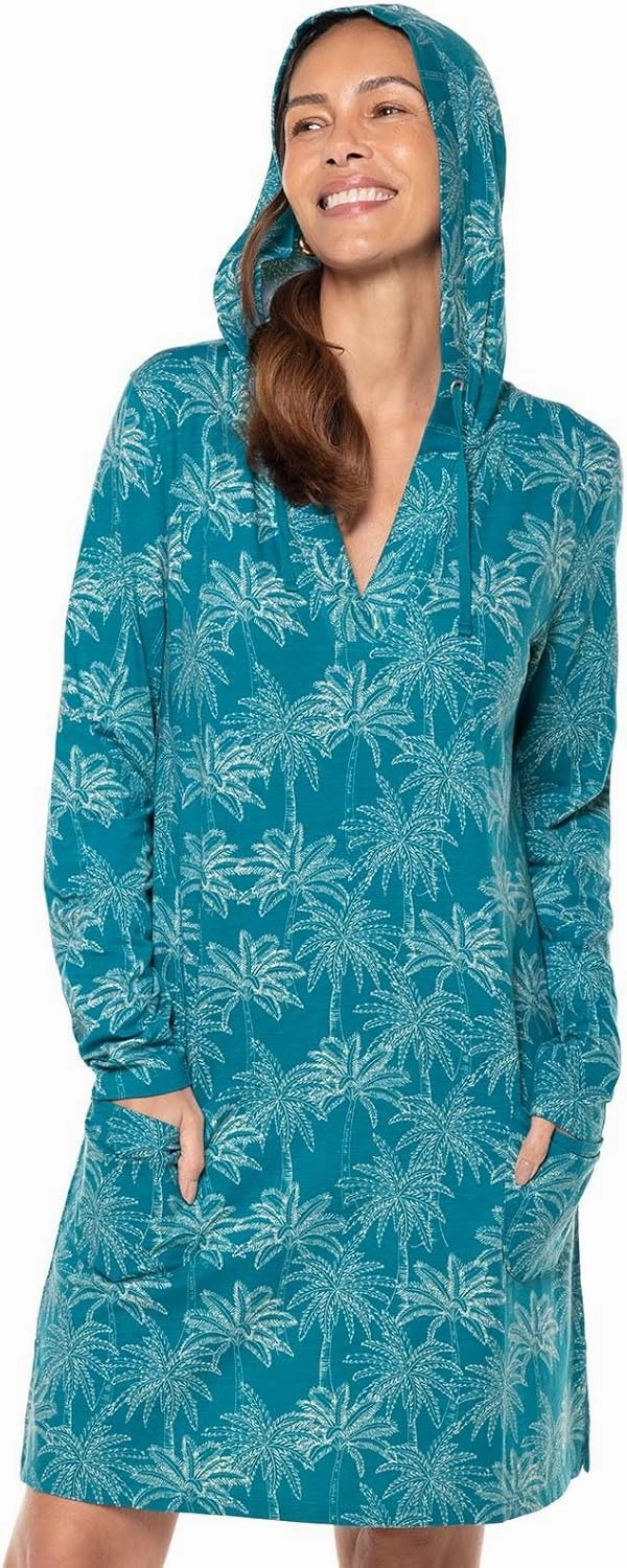 Coolibar UPF 50  Women's Catalina Beach Cover-Up Dress - Sun Protective