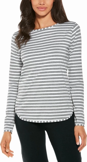 Coolibar UPF 50  Women's Heyday Side Split Shirt - Sun Protective