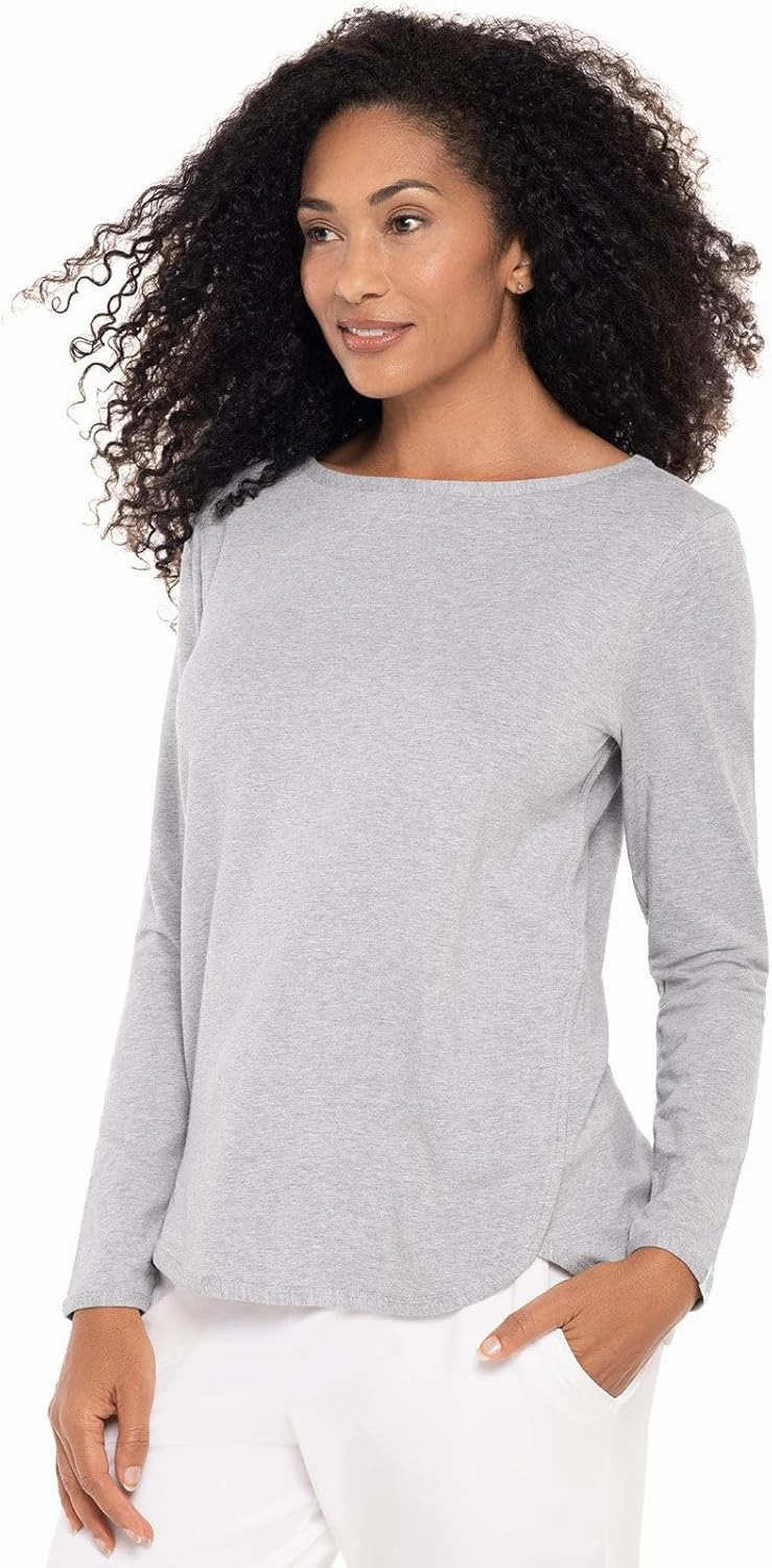 Coolibar UPF 50  Women's Heyday Side Split Shirt - Sun Protective