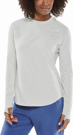 Coolibar UPF 50  Women's LumaLeo Long Sleeve T-Shirt - Sun Protective