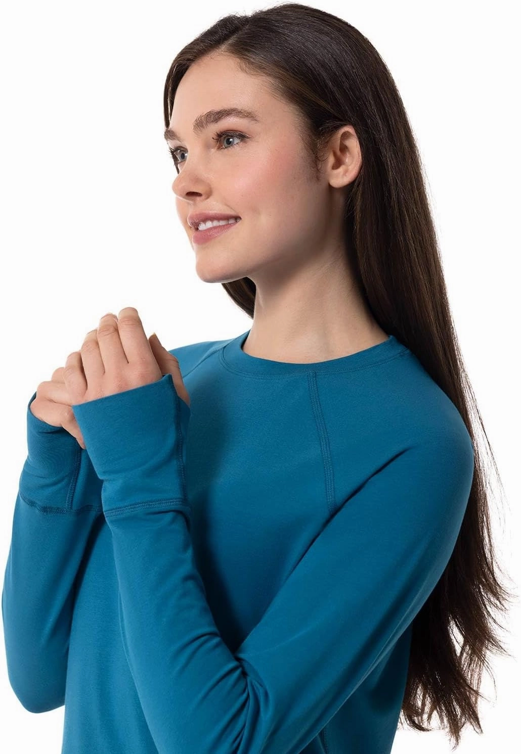 Coolibar UPF 50  Women's LumaLeo Long Sleeve T-Shirt - Sun Protective