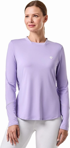 Coolibar UPF 50  Women's Match Point Long Sleeve Tee - Sun Protective