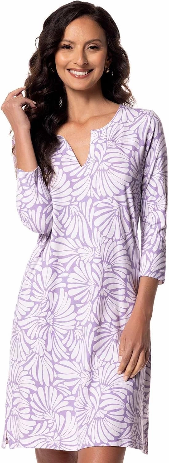 Coolibar UPF 50  Women's Oceanside Tunic Dress - Sun Protective