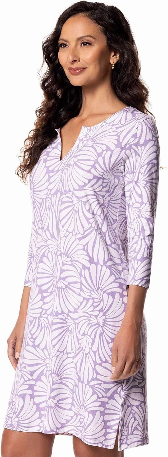 Coolibar UPF 50  Women's Oceanside Tunic Dress - Sun Protective