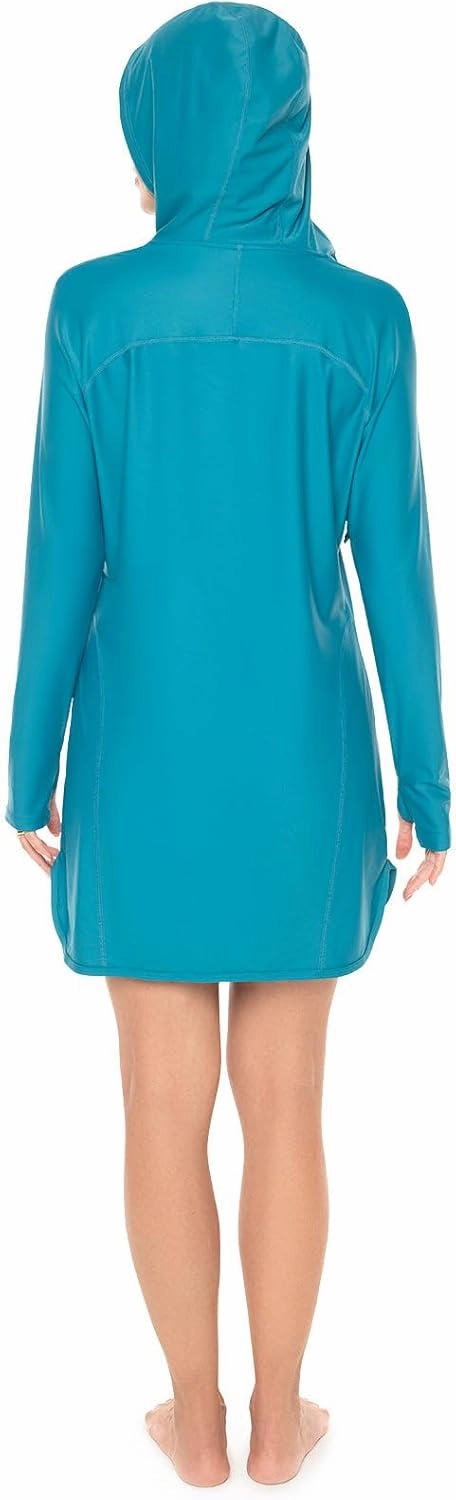 Coolibar UPF 50  Women's Seacoast Swim Cover-Up Dress - Sun Protective