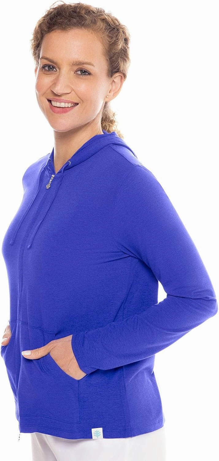 Coolibar UPF 50  Women's Seaside Hoodie - Sun Protective