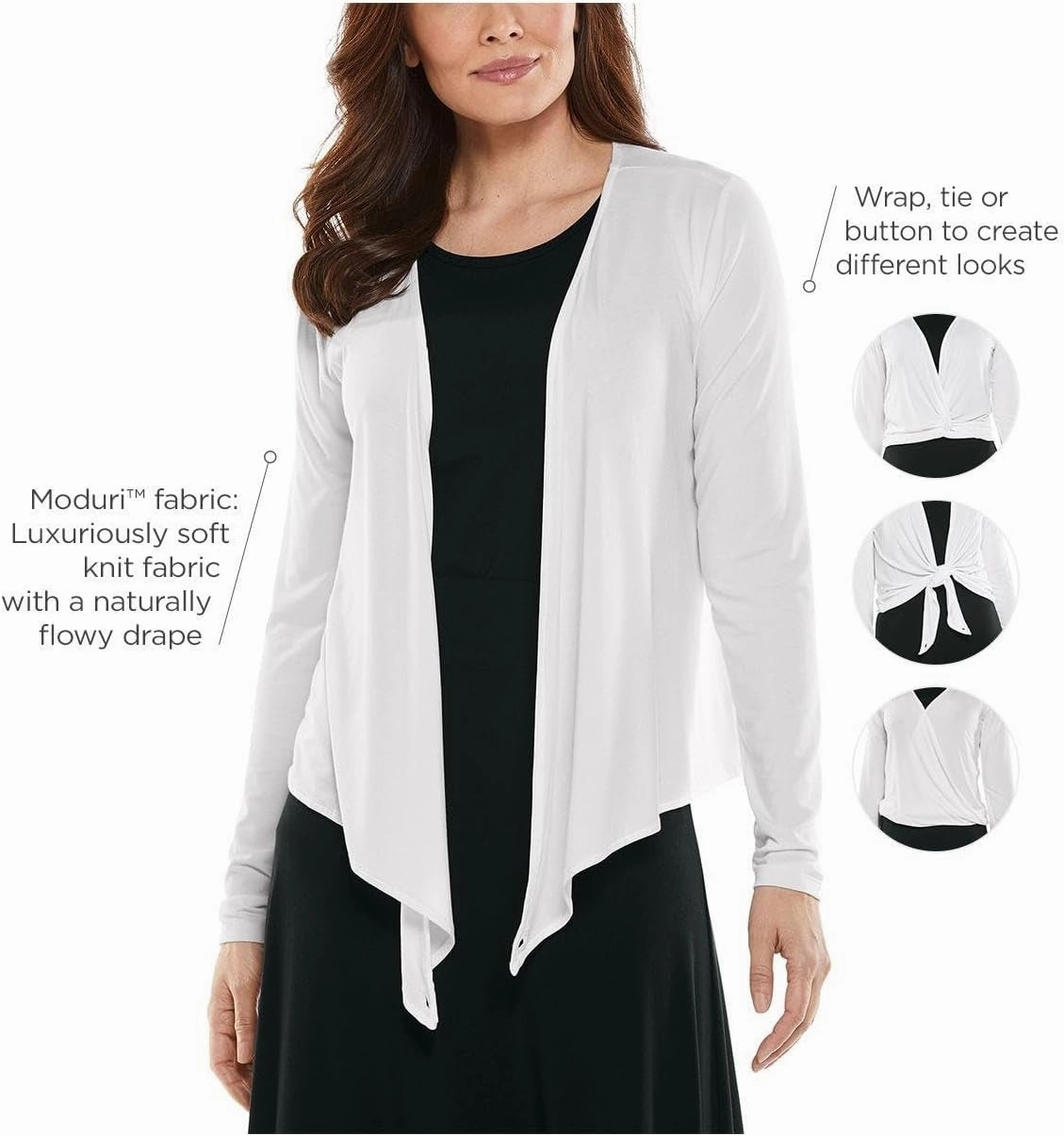 Coolibar UPF 50  Women's Vrae Everyday Fashion Wrap - Sun Protective