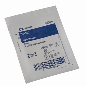 Covidien 2585 Kerlix Super Sponge, Medium, Sterile 2's in Soft Pouch (Pack of 40)