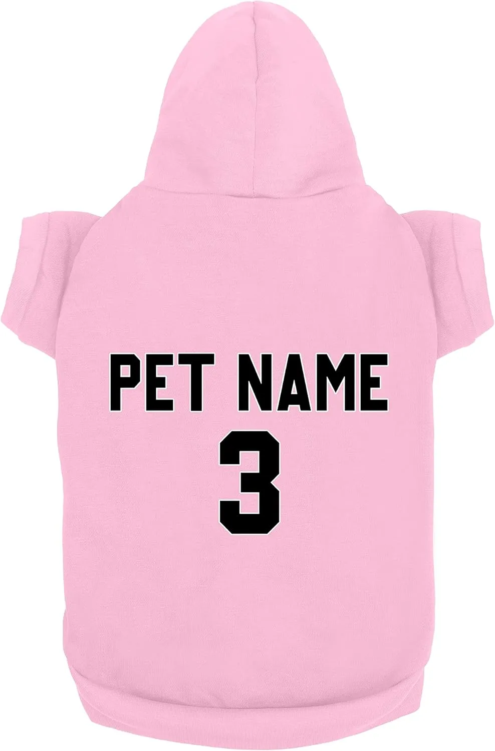 Custom Dog Clothes - Design Your Own Pet Hoodie Add Name Number Personalized Sweater Jersey for Small Medium Large Dogs