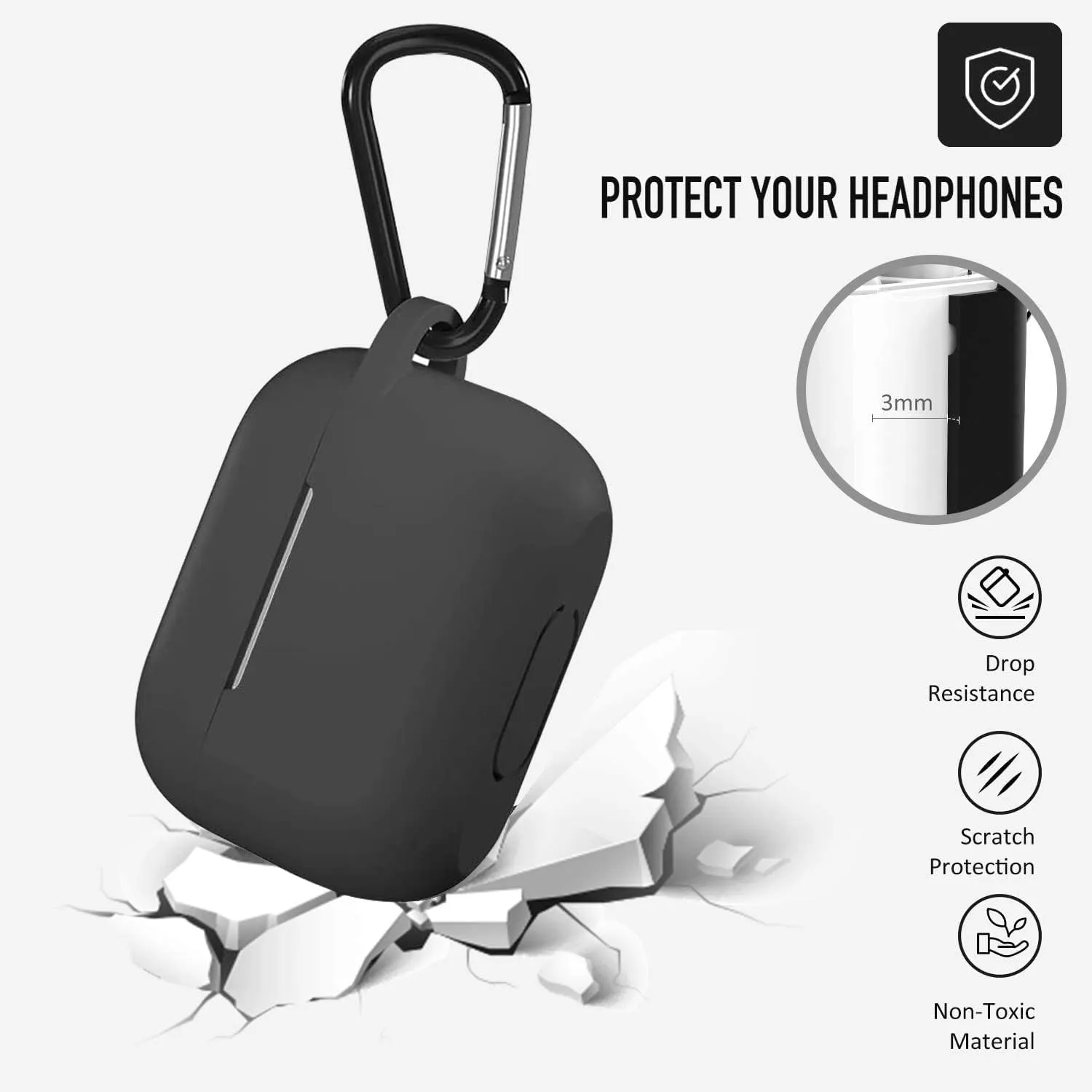 Custom Name & Number Art Design Football Helmet Case,Compatible with Airpods Pro 2nd/1st and 3rd Generation,Soft Silicone Protective Case with Keychain(New York)