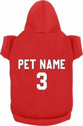 Custom Dog Clothes - Design Your Own Pet Hoodie Add Name Number Personalized Sweater Jersey for Small Medium Large Dogs