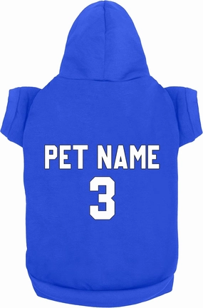 Custom Dog Clothes - Design Your Own Pet Hoodie Add Name Number Personalized Sweater Jersey for Small Medium Large Dogs