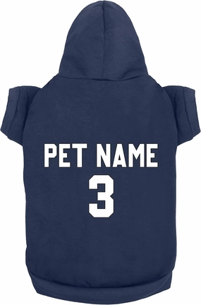 Custom Dog Clothes - Design Your Own Pet Hoodie Add Name Number Personalized Sweater Jersey for Small Medium Large Dogs
