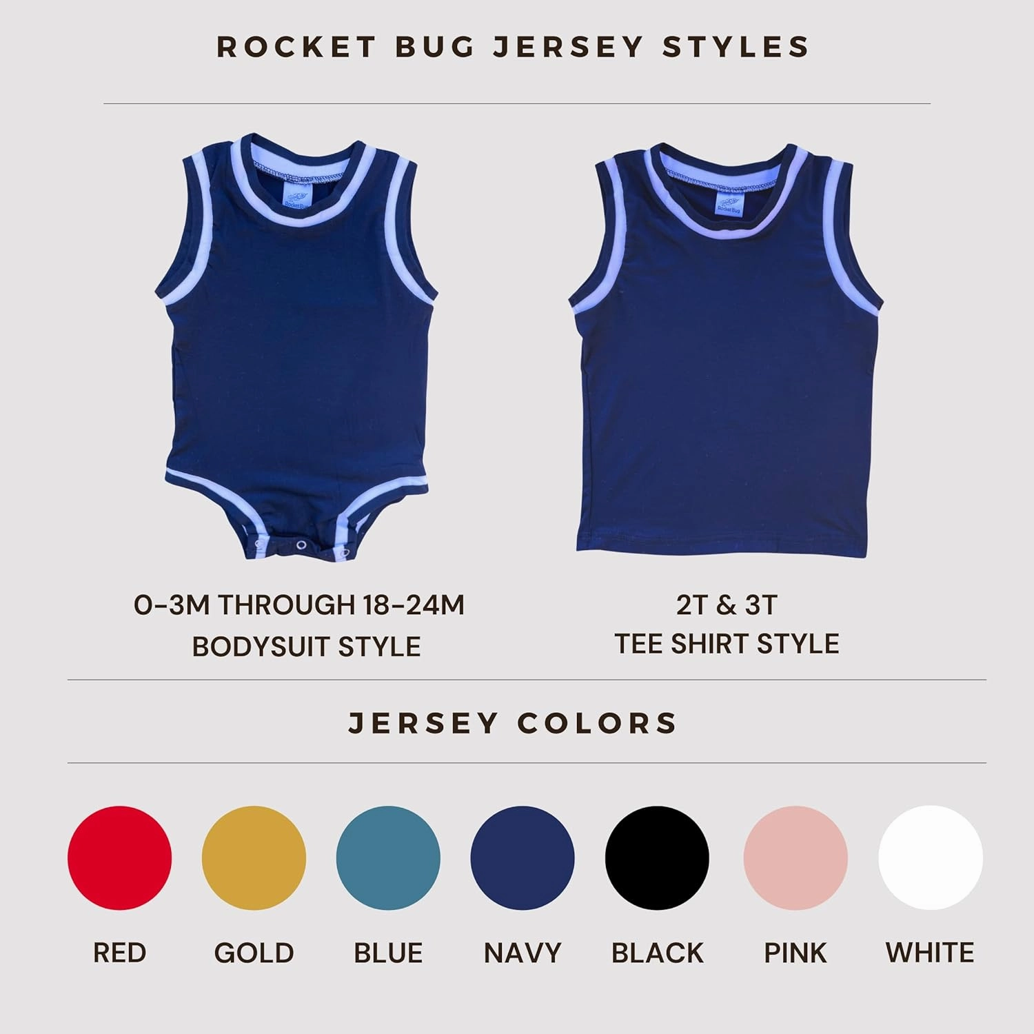 Custom Sleeveless Basketball Sport Jersey for Babies - Personalized with Name & Number-FRONT and BACK