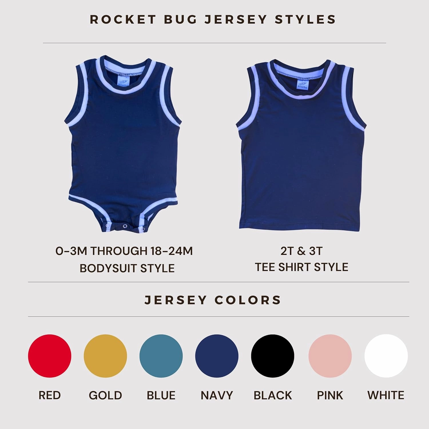 Custom Sleeveless Basketball Sport Jersey for Babies - Personalized with Name & Number-FRONT and BACK