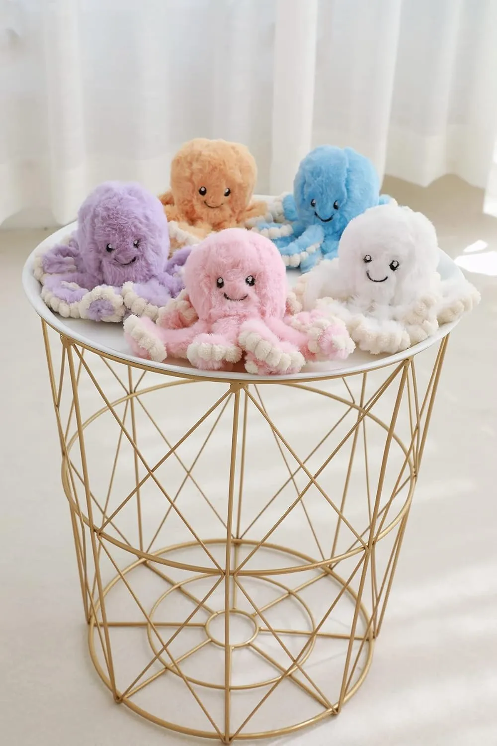 Cute Cartoon Octopus Plush Doll Toys Gift Sea Stuffed Toys for Kids and Lovers Home Decor (Purple, 23.6-Inch)