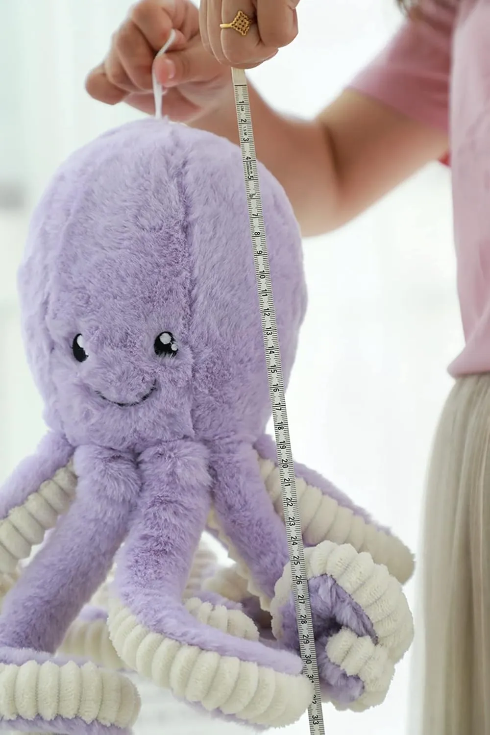 Cute Cartoon Octopus Plush Doll Toys Gift Sea Stuffed Toys for Kids and Lovers Home Decor (Purple, 23.6-Inch)