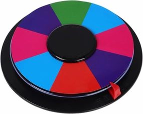 DECHOUS Double-Sided Writing Wheel Rotatable Prize Turntable Game Prize Wheel for Ktv Perfect Party Accessory