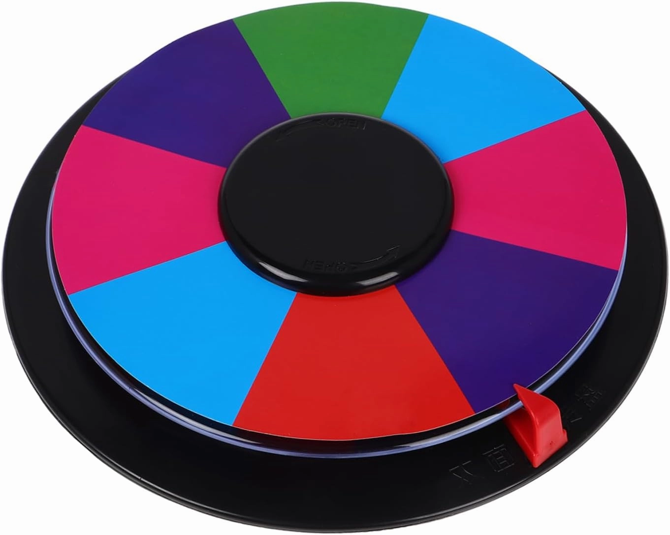 DECHOUS Double-Sided Writing Wheel Rotatable Prize Turntable Game Prize Wheel for Ktv Perfect Party Accessory