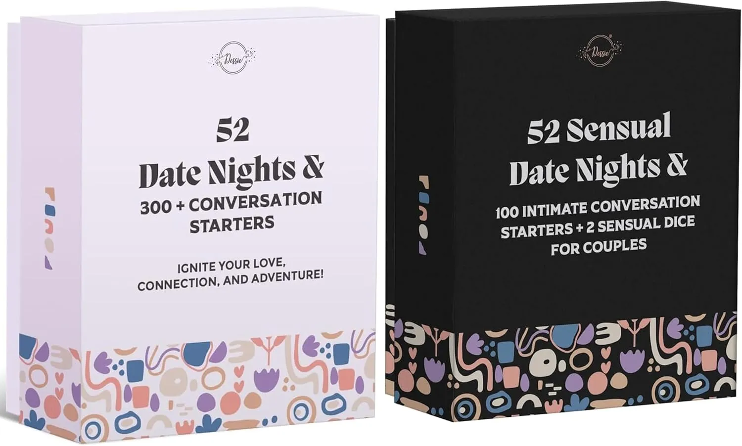 Dessie Couples Gift Bundle - 52 Scratch-Off & Pop-Open Date Night Ideas, 100 Conversation Starters, 300  Extra & Dice - Perfect for Bridal Shower, Anniversary, Wedding & Engagement