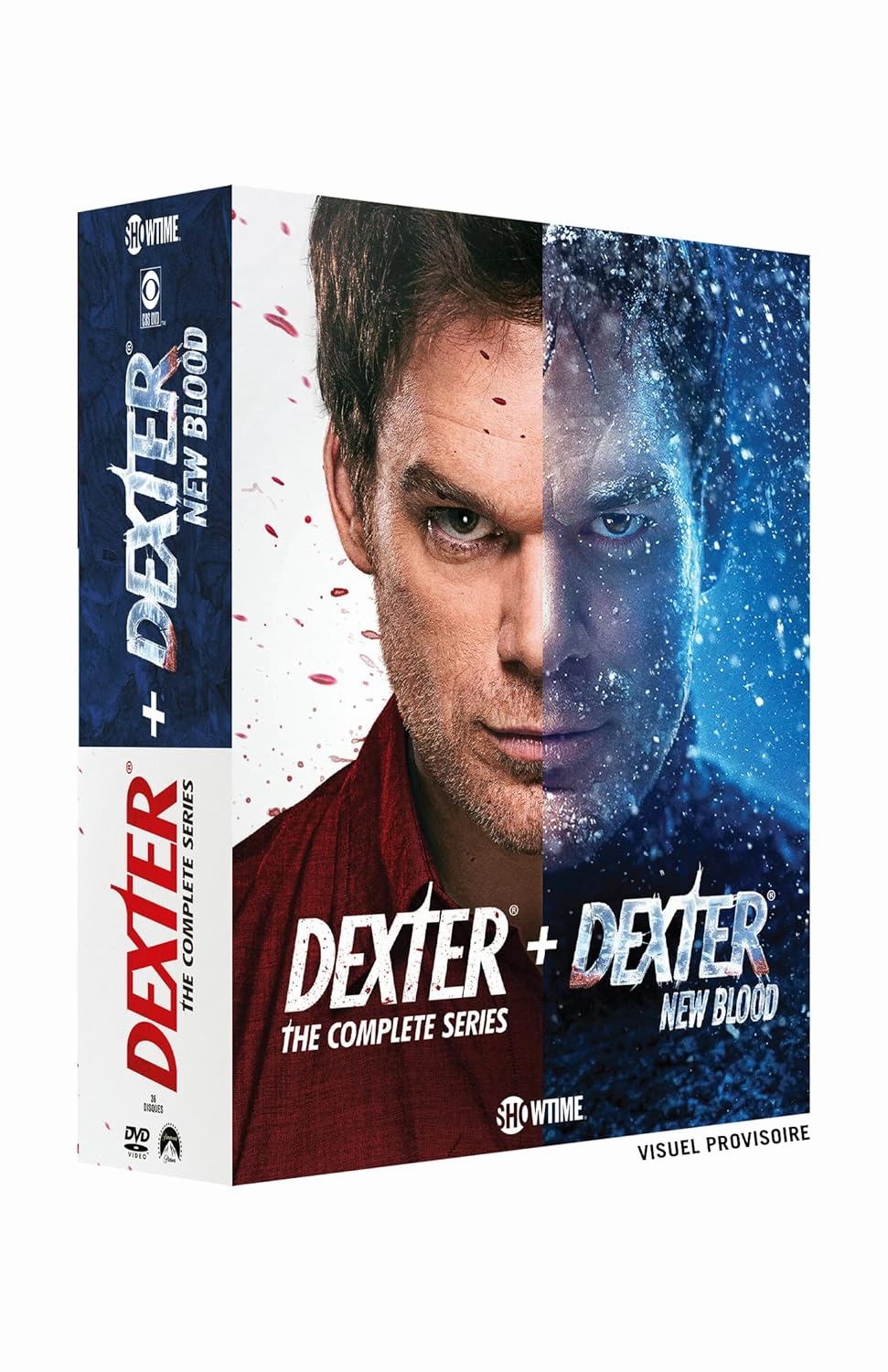 Dexter (Complete Series) / Dexter: New Blood (Complete Series) - 39-DVD Box Set ( Dexter / Dexter: New Blood ) [ NON-USA FORMAT, PAL, Reg.2 Import - France ]
