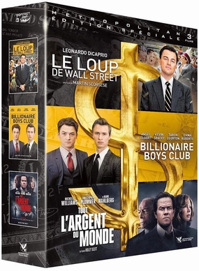 Dirty Money Collection ( The Wolf of Wall Street / All the Money in the World / Billionaire Boys Club ) [ NON-USA FORMAT, PAL, Reg.2 Import - France ]