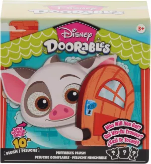 Disney Doorables Puffables Plush Moana, 10-inch Collectible Plush, Styles May Vary, Kids Toys for Ages 3 Up by Just Play