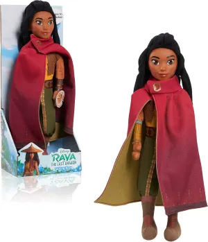 Disney's Raya and the Last Dragon Talking Raya 14-Inch Interactive Plush with Removable Cape