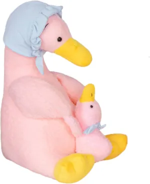 Duck Stuffed Animal with Babies Inside - 9.8 Inch Pink Soft Cuddly Plush for Kids, Mother's Day Christmas Birthday Gift for Mom Boys Girls （Pink）