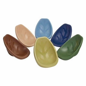 ECR4Kids Leaf Floor Seat, Rocker Chair, Earthtone, 6-Piece