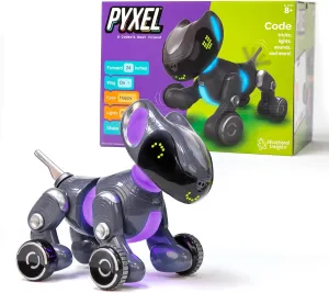 Educational Insights PYXEL A Coder’s Best Friend - Coding Robots for Kids with Blockly & Python Coding Languages, Easter Basket Stuffers for Kids, Coding for Kids Ages 8 , STEM Toys