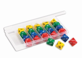 edxeducation Jumbo Place Value Dice Classroom Set - Set of 24, Multi (16321)