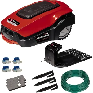 Einhell FREELEXO 800 LCD BT Solo Power X-Change Robotic Lawnmower for Lawns up to 800 m², Multi-Zone Lawn Mower, Bluetooth Control, for Slopes up to 35% - Battery Not Included