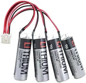ER6V/3.6V Battery Pack for Yaskawa HW0470360-A Motoman Robot Battery ER6V-4 8000mAh (1 Pack)