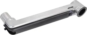 Ergotron – LX Sit-Stand Extension – Add-on for LX Sit-Stand Keyboard Arm and Interactive Arm LD – Polished Aluminum