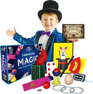 Fantastic Magic Set - 50 Easy Tricks with Video Instructions for Kids Age 6-12 | Magic Trick Set, Magic Toys & Beginner Magic Tricks