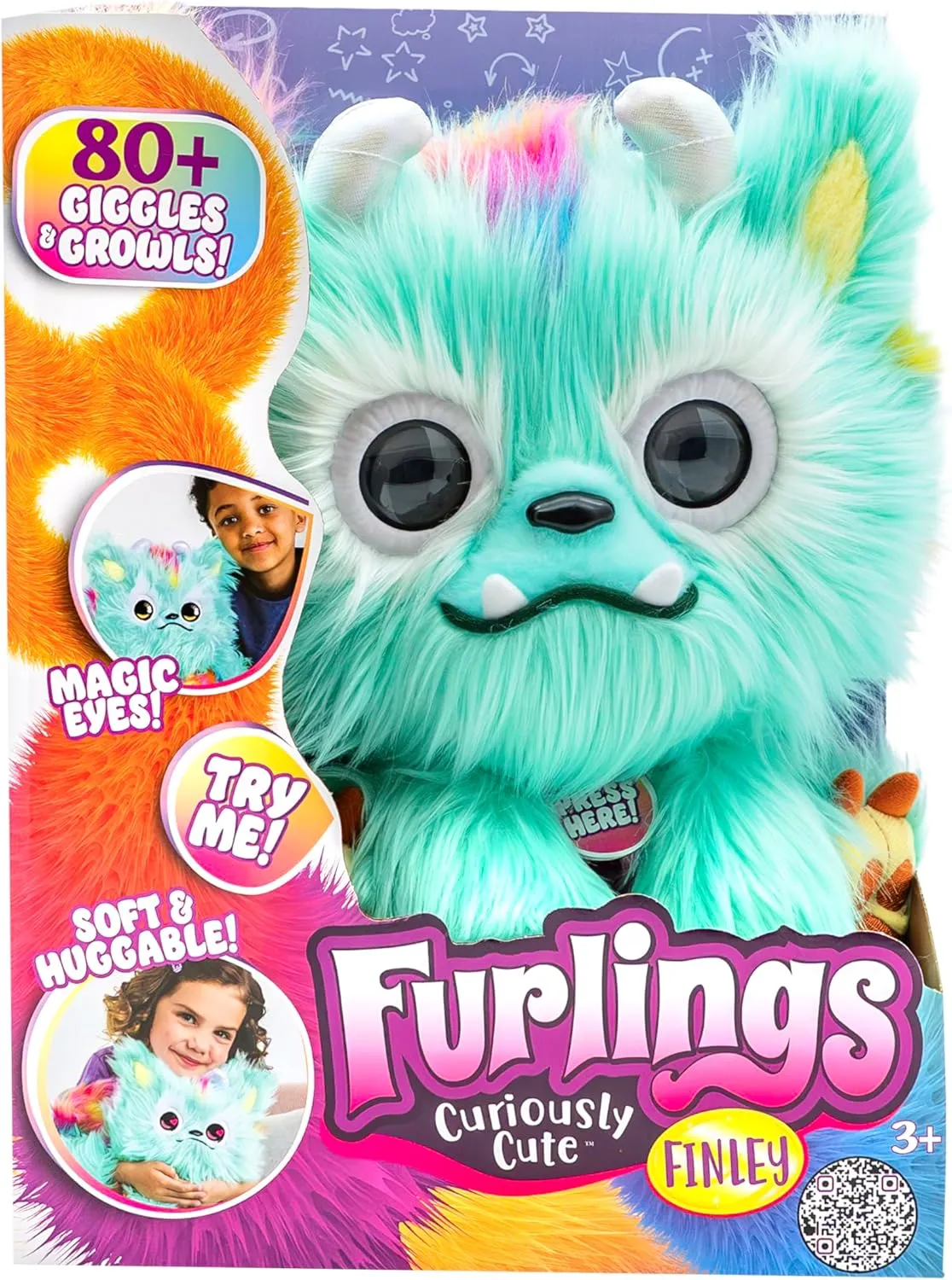 Finley - 13" Interactive Plush Toy, 80  Sounds & Animations, Gift for Girls & Boys 3 