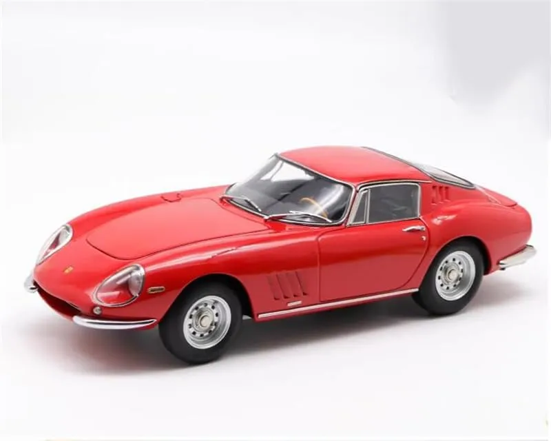 FloZ for CMC for Ferrari for 275 for GTB/C 1966 Classic Sports car red 1:18 Car Pre-Built Model