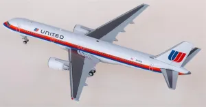 FloZ for Geminijets for United Airlines for Boeing 757-200 N536UA 1:400 Airplane Pre-Built Model