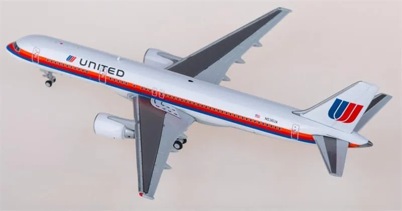 FloZ for Geminijets for United Airlines for Boeing 757-200 N536UA 1:400 Airplane Pre-Built Model