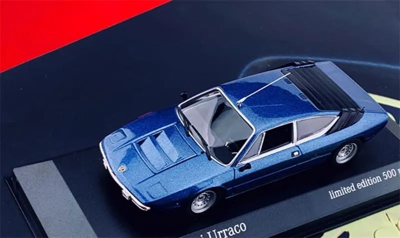 FloZ for Minichamps for Lamborghini for URRACO 1974 Blue Acapulco Limited Edition 1:43 Car Pre-Built Model