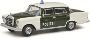 FloZ for Schuco for Mercedes for Benz 200 Polizei European Police Car 1:64 Truck Pre-Built Model