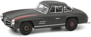 FloZ for Schuco for Mercedes for Benz 300 SL Custom dark gray matt 1/64 Truck Pre-built Model