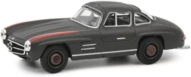 FloZ for Schuco for Mercedes for Benz 300 SL Custom dark gray matt 1/64 Truck Pre-built Model