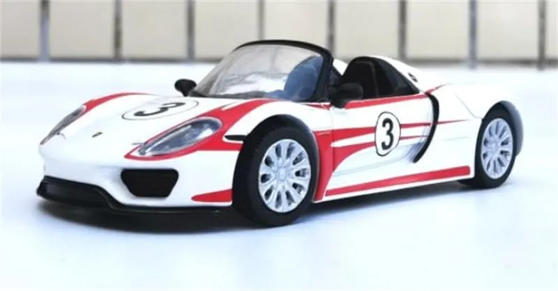 FloZ for Schuco for Porshe for 918 for Spyder No.3 Car 1:64 Truck Pre-Built Model