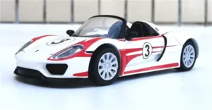 FloZ for Schuco for Porshe for 918 for Spyder No.3 Car 1:64 Truck Pre-Built Model