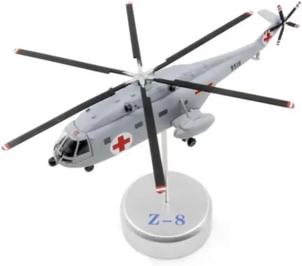 FloZ for UNISTAR Chinese Navy Z-8 Liaoning Ship Rescue Helicopter 9516# 1:144 Aircraft Pre-Built Model
