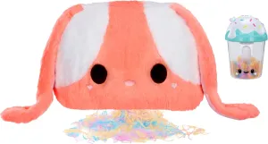 Fluffie Stuffiez Feature Plush Pillow Fight Plush Bunny, Ultra Soft Fluff with Huggable ASMR Interactive Play and Easy Cleanup with Character Vacuum